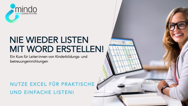 Nie wieder Listen mit Word erstellen! Nutze Microsoft Excel für einfache und praktische Listen!